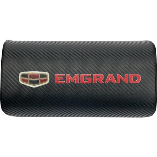 New Arrival car neck pillows both side pu leather single headrest case for Geely Emgrand Ec7-Rv X7 Emgrand Ex7 7 Ec8 EC7