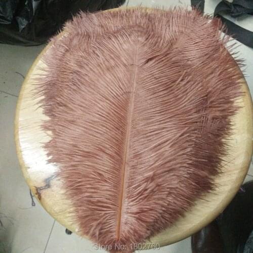 Wholesale 500 PCS/lot beautiful Brown ostrich feathers 14-16 inch / 35-40 cm stage celebration DIY feathers decoration