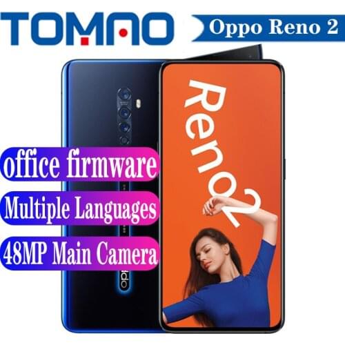 Original OPPO Reno 2 Mobile phone 8GB RAM128GB ROM 48MP Main Camera 4000mAh Snapdragon 730 6.5" 2400X1080 Android 9.0 OTA Update