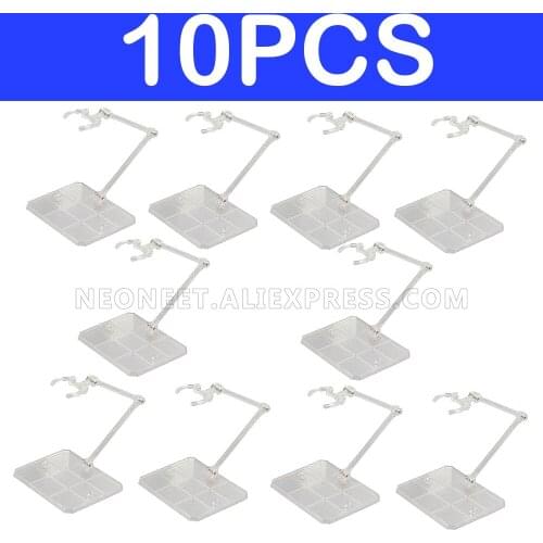 10X Gundam Stand Action Figure Base Suitable Display Stand Bracket for 1/144 1/100 HG/RG Sd Rabot/animation Stage Act Sui