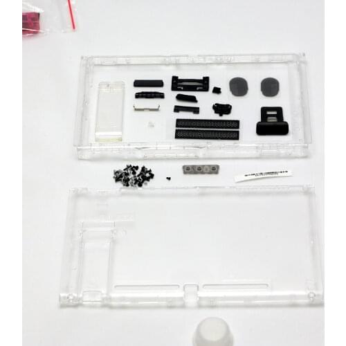 Transparent Full Housing Shell Case Part with full buttons for Switch NS NX Console Front Back Faceplate