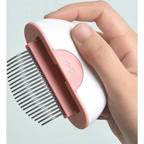 Pet Stainless Steel Comb Gemini Dual-purpose Cat Hair Removal Supplies Open Knot To Remove Floating Hair Pet Comb