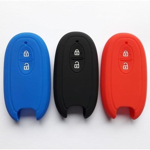 Fit For SUZUKI Swift Wagon R Stingray Sport SX4 SCORSS grand vitara 2 Button Key Smart Remote Silicone Protect Case Cover