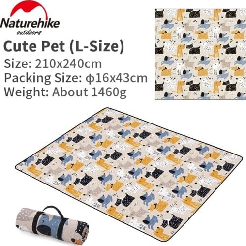 Naturehike Ultralight Moisture-Proof Picnic Mat Outdoor Portable 670g Beach Mat 3 Sizes Park Camping Washable Cushion