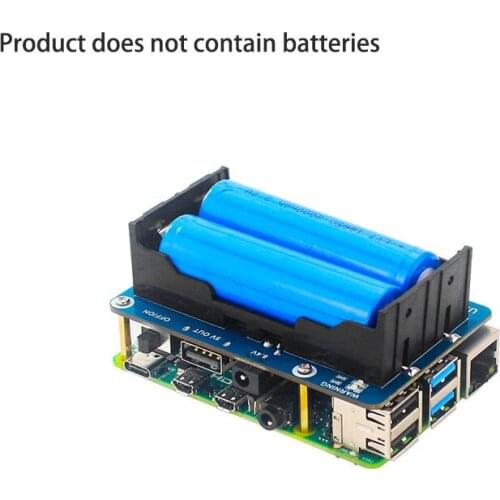 UPS Mobile Power Expansion Board Pi4 Generation Power Supply Expansion Module 5V Output For Raspberry Pi 4B/3B+/3B