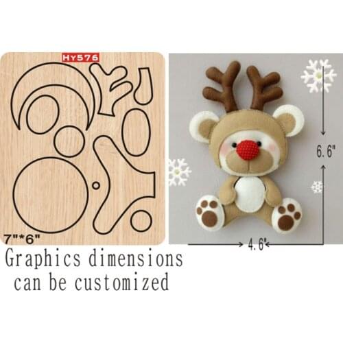 Deer cutting dies 2019 die cut &wooden dies Suitable for common die cutting machines on the market