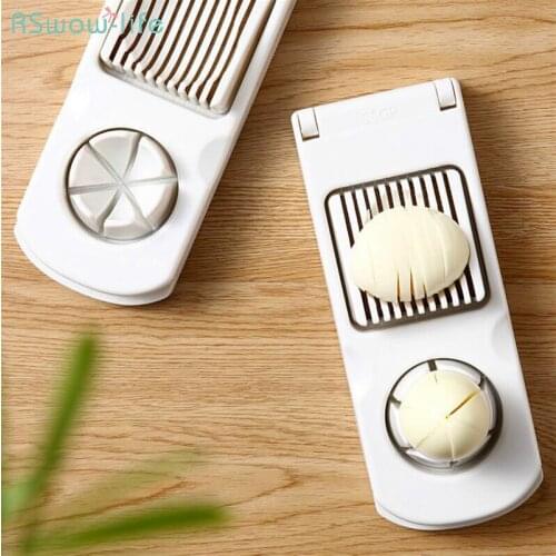 Egg Cutter Style Artifact 304 Stainless Steel Kitchen Accessories Kitchen Gadgets Homemade Tools Housewares Multi-function ABS