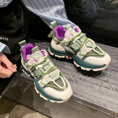 2021 Designer Sneakers Women Platform Shoes Fashion Zapatillas Mujer Basket Femme Ladies Trainers Casual Chunky Sneakers Woman