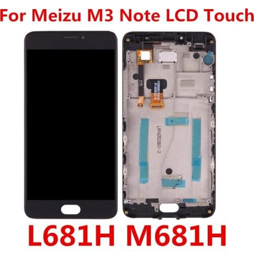 5.5" LCD For Meizu M3 Note L681H M681H Touch Screen LCD Display Assembly Glass Digitizer Touch Panel replacement