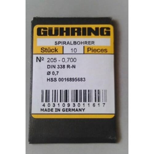 0.50mm GUHRİNG Drill Bit 461491925