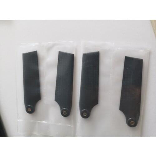 2 Pairs RJX Carbon Fiber Tail Blade For T-REX Trex 500 Helicopter