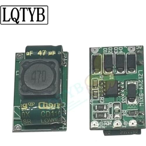 2pcs high-power lighting equipment 9W/DC12 input current ≤300MA step-up LED drive power board