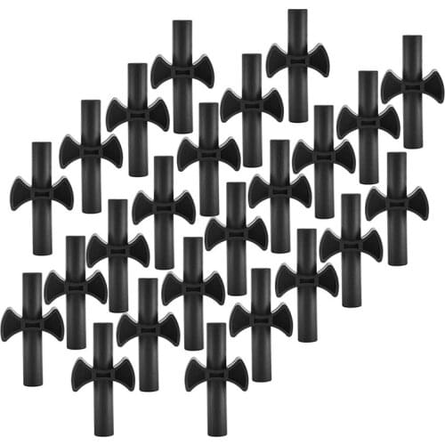 24Pcs Trampoline Enclosure Pole Space Spacers Trampoline Plastic Spacers Replacement Accessories