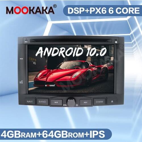 Android 10.0 PX6 Car GPS Navigation For Peugeot 3008 Peugeot 5008 Radio Multimedia Player Head Unit Auto Stereo Audio Video DSP