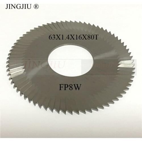 Side Milling Cutter FP8, FP8W(63X1.4X16X80T) for JMA ECCO BIT & JMA ECCO DETROIT & JMA ECCO RG Key Machine