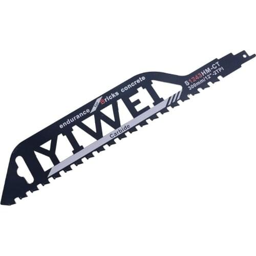 Cemented Carbide Demolition Masonry Reciprocating Saw Blade Cutting Brick Stone C6UE