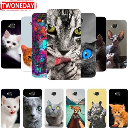 Colorful Cat Case For ASUS Zenfone 4 Selfie Pro ZD552KL 5.5" Soft TPU Cases Printed Back Cover Capa Full For ASUS ZD552KL