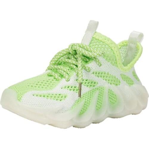 Childrens Running Sports Sneakers 2021 Summer New Style Boys And Girls Casual Net Mesh shoes Coconut Basket Garcon Breathable