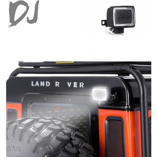 DJ Traxxas TRX4 Square Spotlight Guard Mustang 90046 Wrangler JEEP RC Car Upgrade Parts Car Accessories carro de control remoto