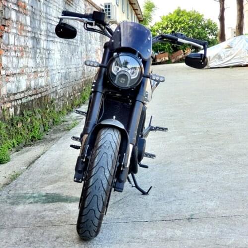 For Benelli TRK502 250 500 752 CNC Motorcycle Bar End Black Rearview Side Mirrors for Triumph Speed Triple Motocross Accessories