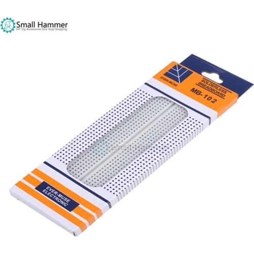 Good bread board 830-hole red and blue line mini plate test board length 8.5cm by 5.5cm