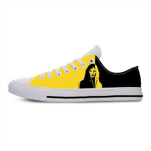 Kill Bill Pulp Fiction Django Quentin Tarantino Casual Cloth Shoes Low Top Lightweight Breathable 3D Print Men Women Sneakers
