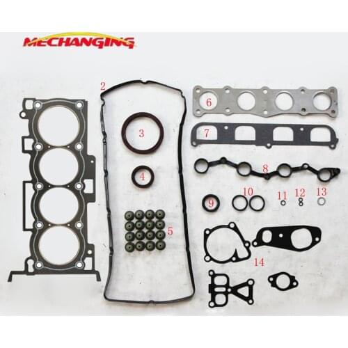 G4KA G4KD FOR HYUNDAI SONATA ix35 2.0 AND KIA SPORTAGE (SL) SOUL Engine Rebuilding Kits Engine seal Gasket 20910-25A00 50313800