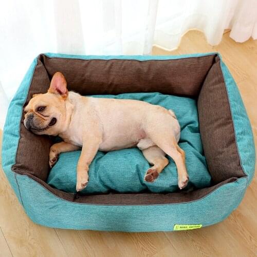 Pet Dog Beds & Furniture Double Waterproof Oxford Color Silk Nest Pet Bed Large Dog In A Small Dog Comfortable And Warm Autumn