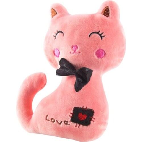 Cute Cat Keychain Plush Toys Little Pendant Stuffed Animals Soft Toys For Children Lovely Birthday Gifts For Girls Kids