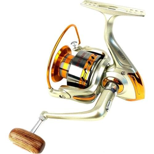 New EF500 - 9000 Series Aluminum Fishing Reels 12BB Ball Bearings Type Reel Anti seawater corrosion roller fishing