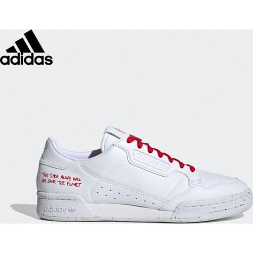 Original Adidas CONTINENTAL 80 Unisex Men 'S Women 'S White Sports Shoes FU9787 Adidas Unisex Sneaker