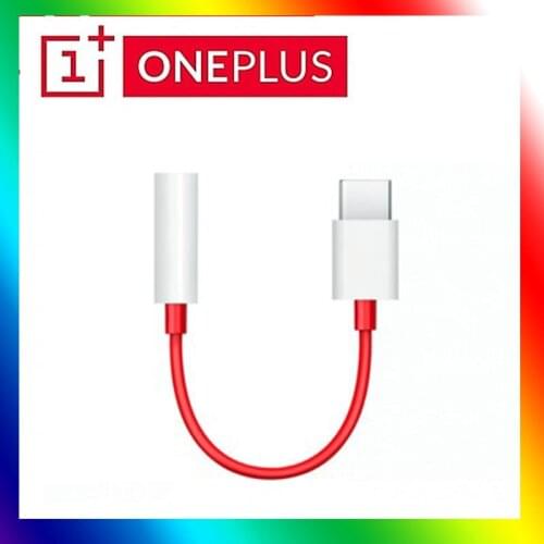 Original OnePlus audio cable 3.5mm stereo headphone converter type c interface audio converter adapter for oneplus 3 5 6 t 7 pro