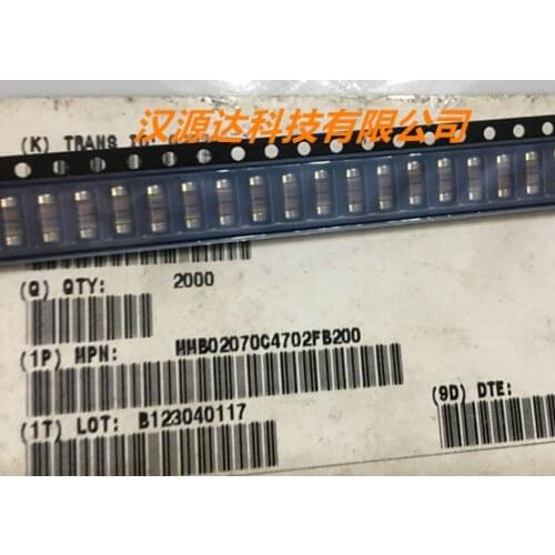 Original new 100% MMB02070C4702FB200 color ring wafer resistance 0207 47K 1% 50PPM 1W (Inductor)