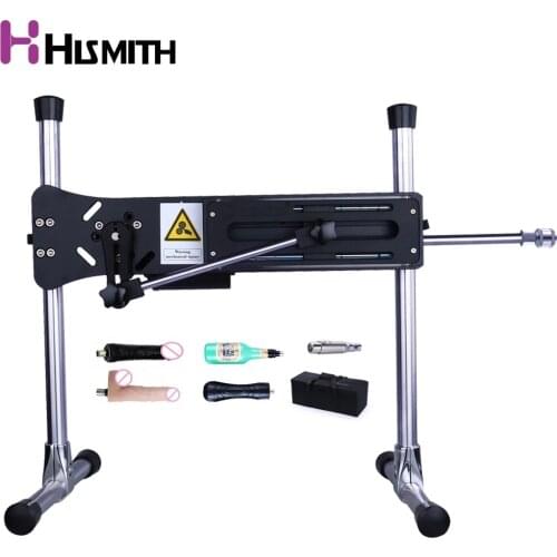 HISMITH Premium Sex Machine kliclock connector stable Steel Extremely Quiet 90 degree adjustable Super Power metal sex machine