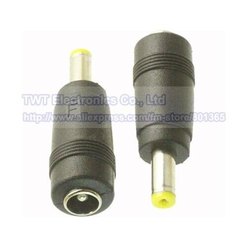 DC Power Plug Jack 5.5x2.1mm Female To 4.8x1.7mm Male Plug Adapter Connector For HP Notebook , 5pcs ,Free shipping
