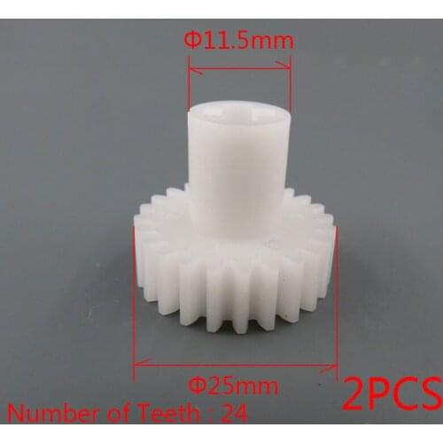 2Pcs New High Quality Meat Grinder Parts Number Of Teeth 24 Diameter 25MM Cross Slot Meat Grinder Parts