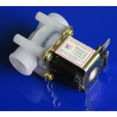 2PCS Electromagnetic valve Electric teapot Drinking fountains Normally closed enter water solenoid valve G1/4 DC12V 0.8MPa 5W