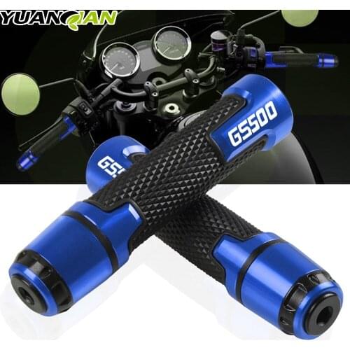 Motorcycle Accessories 7/8" 22MM Handlebar Hand Grips Handle Bar End Cap For SUZUKI GS500 GS 500 1989-2008 1990 1991 1992 1993