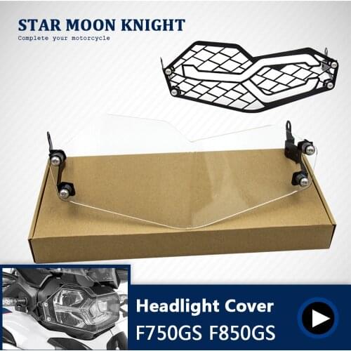 Motorcycle Accessories Head Light Headlight Protector Guard Grill Cover For BMW F750GS F850GS F 750 850 GS 750GS 850GS 2018 2019