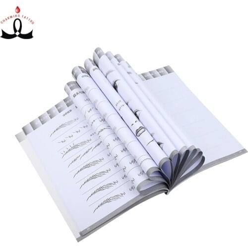 Practice Album Private Label Permanent Makeup Practice Training Book For Microblading Trainning