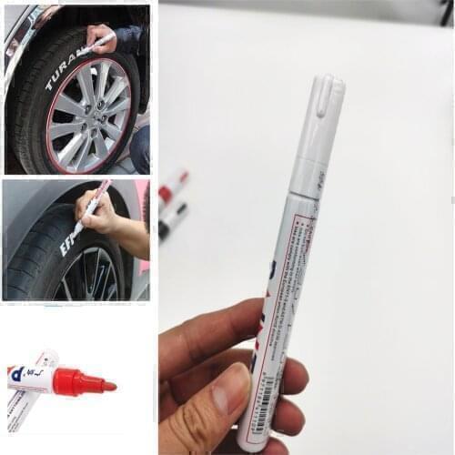 Car white pen graffiti tire touch-up paint for BMW E91 E92 E88 1M F20 F21 X6 X6M E46 E90 F15 X5M E71