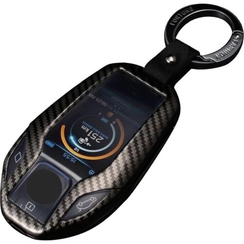 TPU Car LED Display Key Case For BMW 5 7 Series G11 G12 G30 G31 G32 i8 i12 i15 G01 G02 G05 G07 X3 X4 X5 X7 Key Shell Acessories