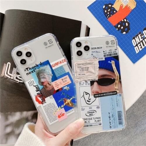 Thank u next Funny Label Phone Case For Xiaomi Mi Redmi Note 10 9 8 Pro Note 7 8t 9s 9 lite Back Cover Fashion Clear Soft Cases