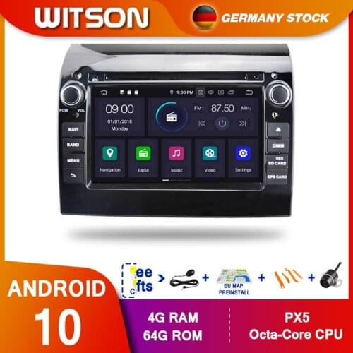DE STOCK! WITSON! Android10 Octa core PX5 CAR DVD player For DUCATO CITROEN Jumper PEUGEOT 4GB RAM 64GB ROM CAR GPS NAVIGATION