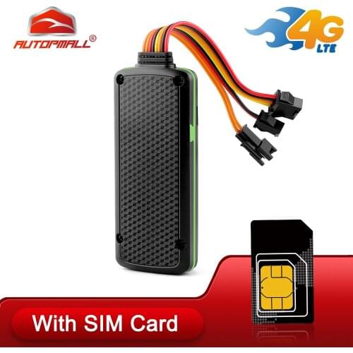 Tracker Car GPS Tracker 4G LTE SOS With SIM Card MV400G Realtime Locator Waterproof Cut Off Oil Wires Vehicle Tracker Geo-fence