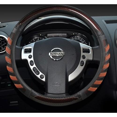 Car Steering Wheel Cover Car accessories Suitable for Nissan qashqai j10 Almera n16 tiida march kicks Steering-wheel Covers