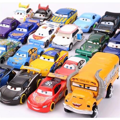1:55 Disney Pixar Cars 3 Lightning McQueen Jackson Storm Diecast Metal Car Educational Toy Birthday Chirstmas Gift For Boy