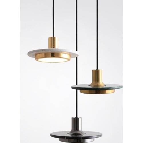 Bersi Marble Pendants Lamp postmodern Scandinavian light design gold pendant lamp for Living Room home house hotel bedroom light