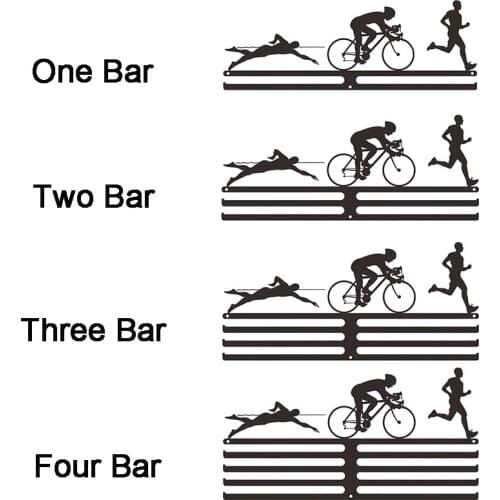 Swimming Cycling Running Triathlon Medal Hanger