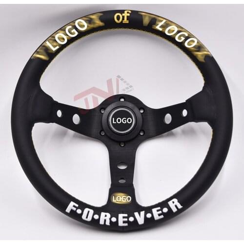 330mm Tuning Drift Racing Car Steering Wheel 13inch Microfiber Leather Kart Steering Wheel
